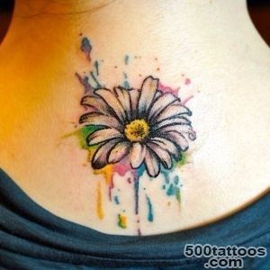 Daisy tattoo design, idea, image