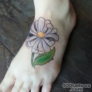 30 Nice Daisy Flower Tattoo Designs amp Meaning_31