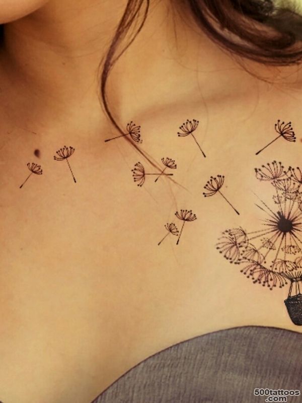 40+ Beautiful Dandelion Tattoos designs and meaning   Flowering plant_1