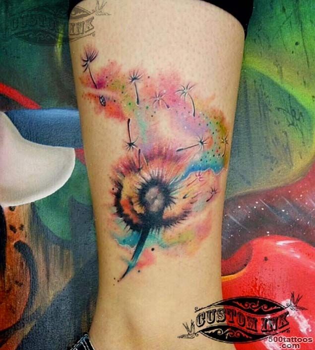 50 Devastatingly Delightful Dandelion Tattoos   TattooBlend_31
