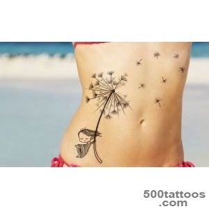 Dandelion tattoo design, idea, image