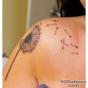 Dandelion Tattoos Designs, Ideas and Meaning  Tattoos For You_29