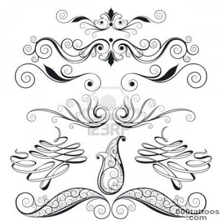 Pin Floral Flower Decorative Tattoo Vector Free Download on Pinterest_3