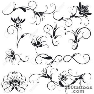 Decorative Floral Design Elements Royalty Free Cliparts, Vectors _33