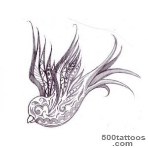 decorative swallow tattoo designs – Tattoo Designs_21