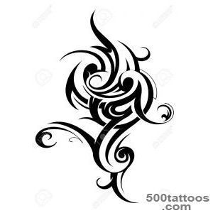 Decorative Tattoo With Tribal Art Elements Royalty Free Cliparts _42