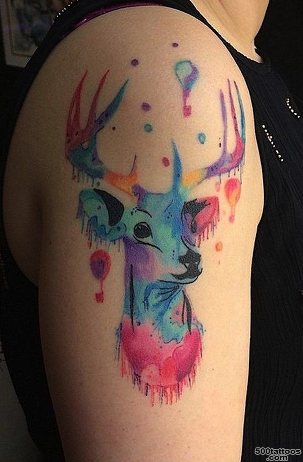45 Inspiring Deer Tattoo Designs  Art and Design_35