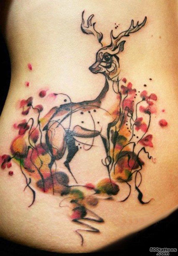 45 Inspiring Deer Tattoo Designs  Art and Design_44