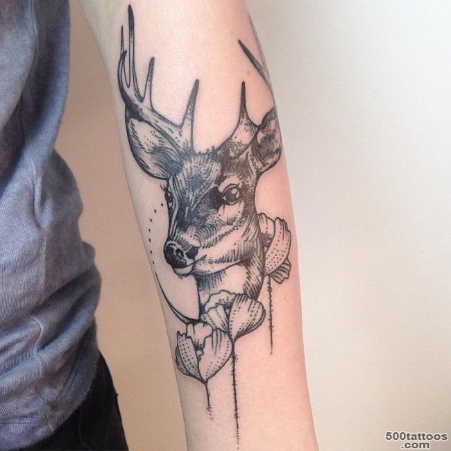 65 Nobel Deer Tattoo Meaning and Designs   Express Your Feelings ..._7