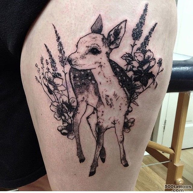 65 Nobel Deer Tattoo Meaning and Designs   Express Your Feelings ..._11