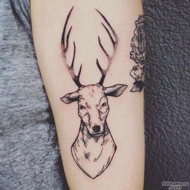 65 Nobel Deer Tattoo Meaning and Designs   Express Your Feelings ..._18