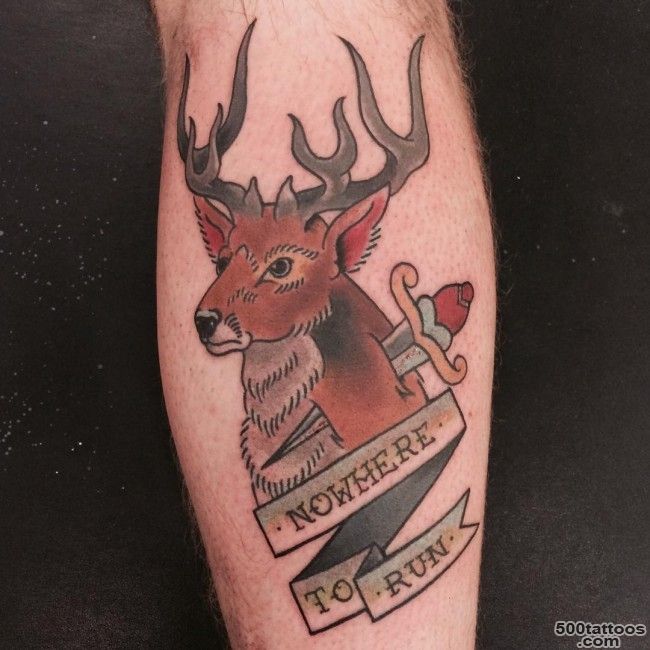 65 Nobel Deer Tattoo Meaning and Designs   Express Your Feelings ..._27
