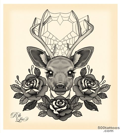 Deer Tattoos, Designs And Ideas  Page 12_38