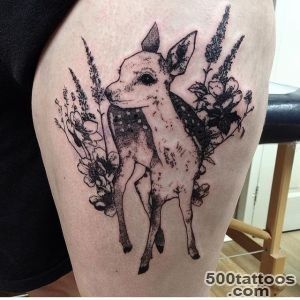 65 Nobel Deer Tattoo Meaning and Designs   Express Your Feelings _11
