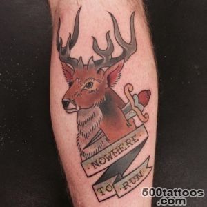 65 Nobel Deer Tattoo Meaning and Designs   Express Your Feelings _27