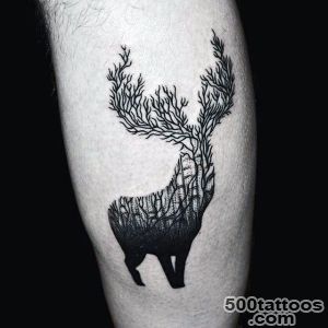 90 Deer Tattoos For Men   Manly Outdoor Designs_5