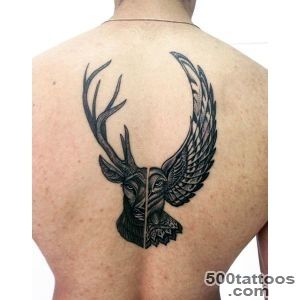 90 Deer Tattoos For Men   Manly Outdoor Designs_21