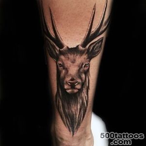 90 Deer Tattoos For Men   Manly Outdoor Designs_39