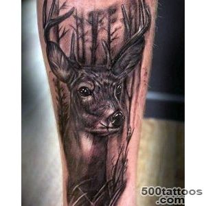90 Deer Tattoos For Men   Manly Outdoor Designs_40
