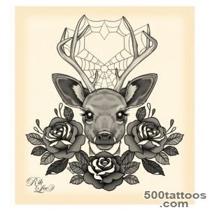 Deer Tattoos, Designs And Ideas  Page 12_38