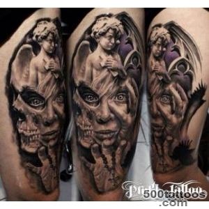 Tattoo on Pinterest  Angels Tattoo, Angel Demon Tattoo and Demons_36