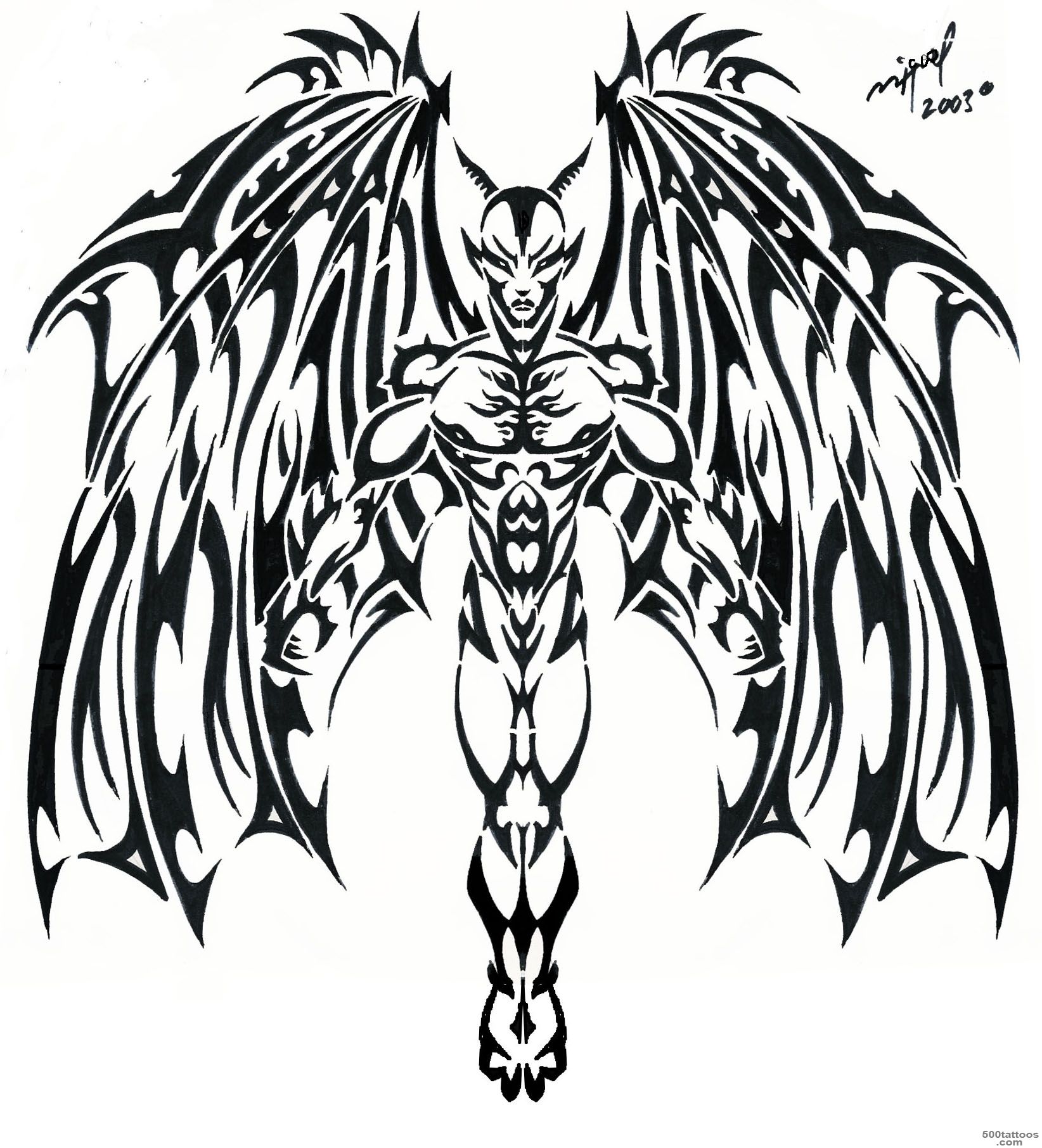 Black-Tribal-Devil-Tattoo-Flash-By-Deb_42.jpg