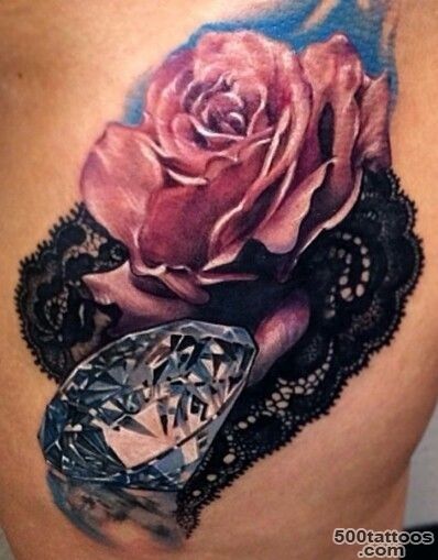 37 Inspirational Diamond Tattoo Designs and Images_43