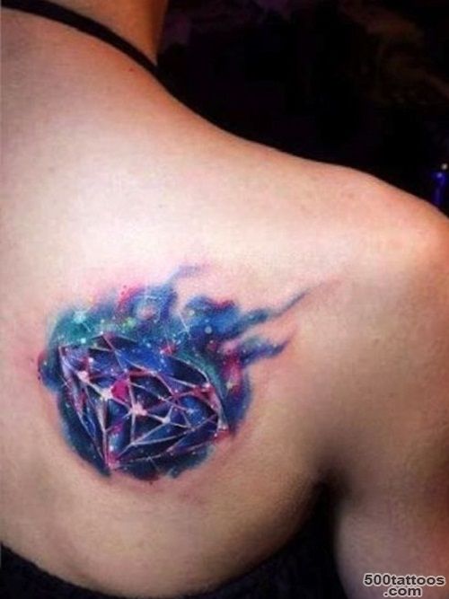 37 Inspirational Diamond Tattoo Designs and Images_47