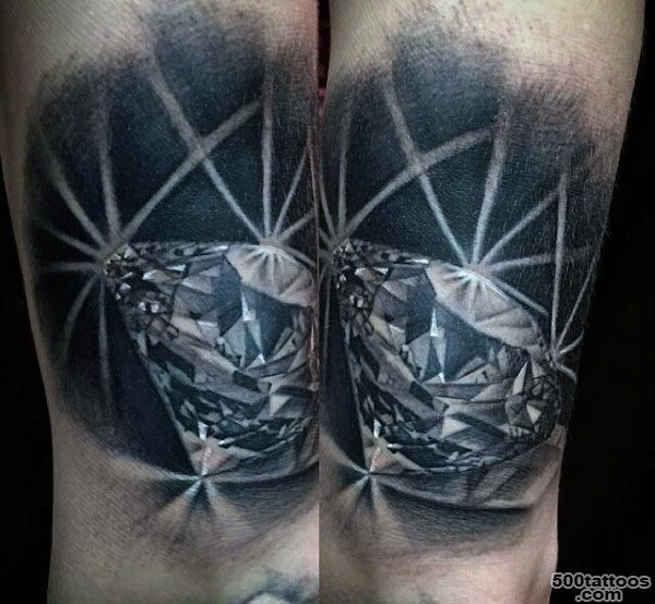 70 Diamond Tattoo Designs For Men   Precious Stone Ink_12