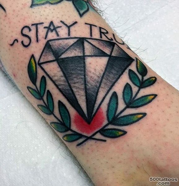 70 Diamond Tattoo Designs For Men   Precious Stone Ink_45
