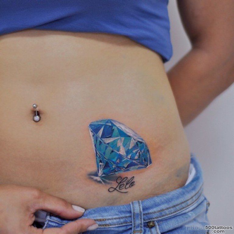 Diamond Tattoo On Lower Waist Real Photo, Pictures, Images and ..._33
