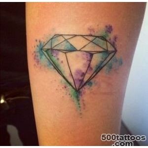 37 Inspirational Diamond Tattoo Designs and Images_4