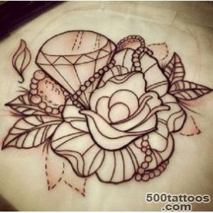 37 Inspirational Diamond Tattoo Designs and Images_20