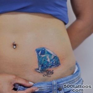 Diamond Tattoo On Lower Waist Real Photo, Pictures, Images and _33
