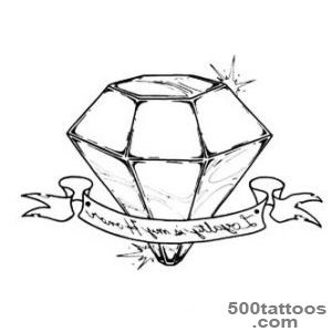 Diamond Tattoos Designs, Ideas and Meaning  Tattoos For You_30