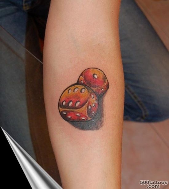 30 Best Dice Tattoo Designs To Try With_14