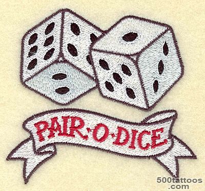 Dice Tattoos, Designs And Ideas  Page 10_16