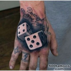 75 Dice Tattoos For Men   The Gambler#39s Paradise Of Life_4