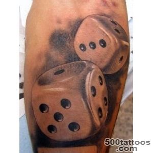 Dice tattoo by Xavier Garcia Boix   TattooMagz   Handpicked _15