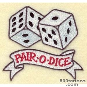 Dice Tattoos, Designs And Ideas  Page 10_16
