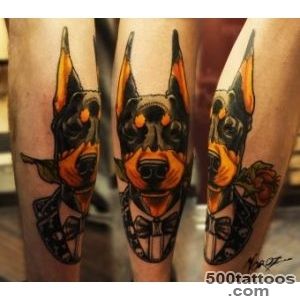 Doberman tattoo design, idea, image