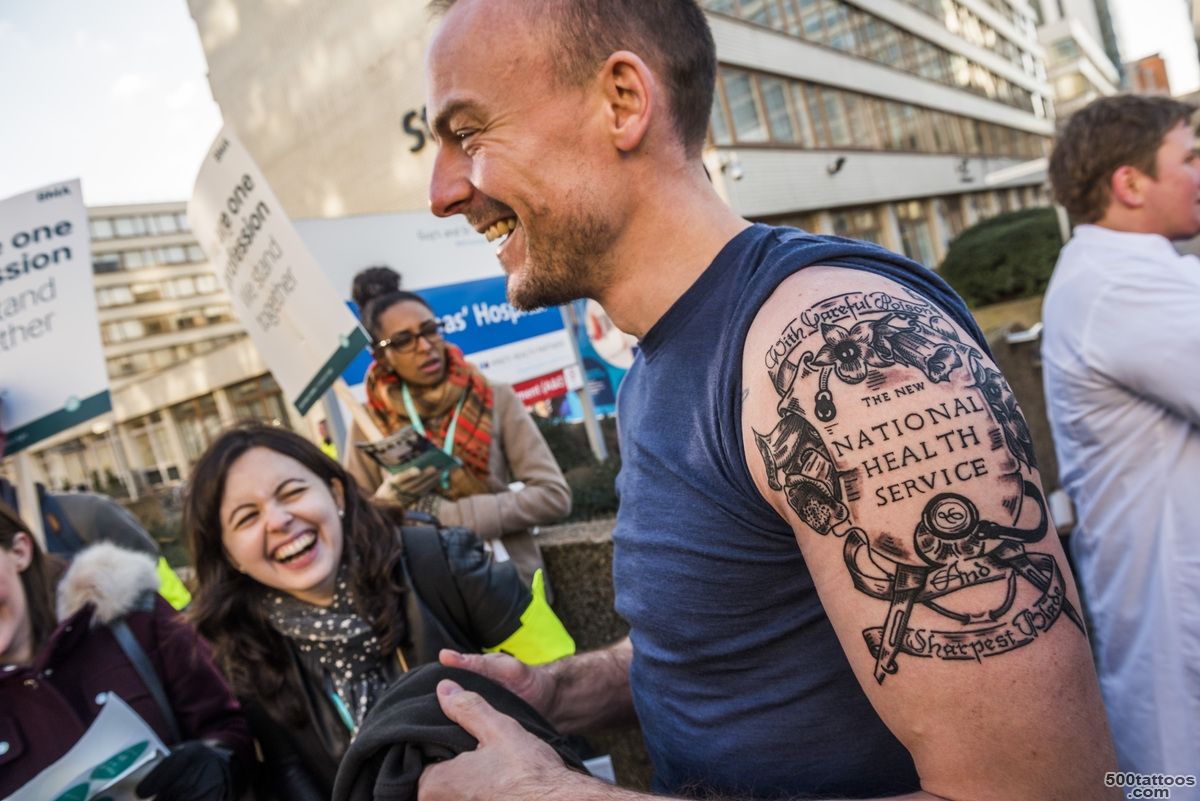 Junior Doctors Strike Tattoos And Placards Show Just How Far ..._18