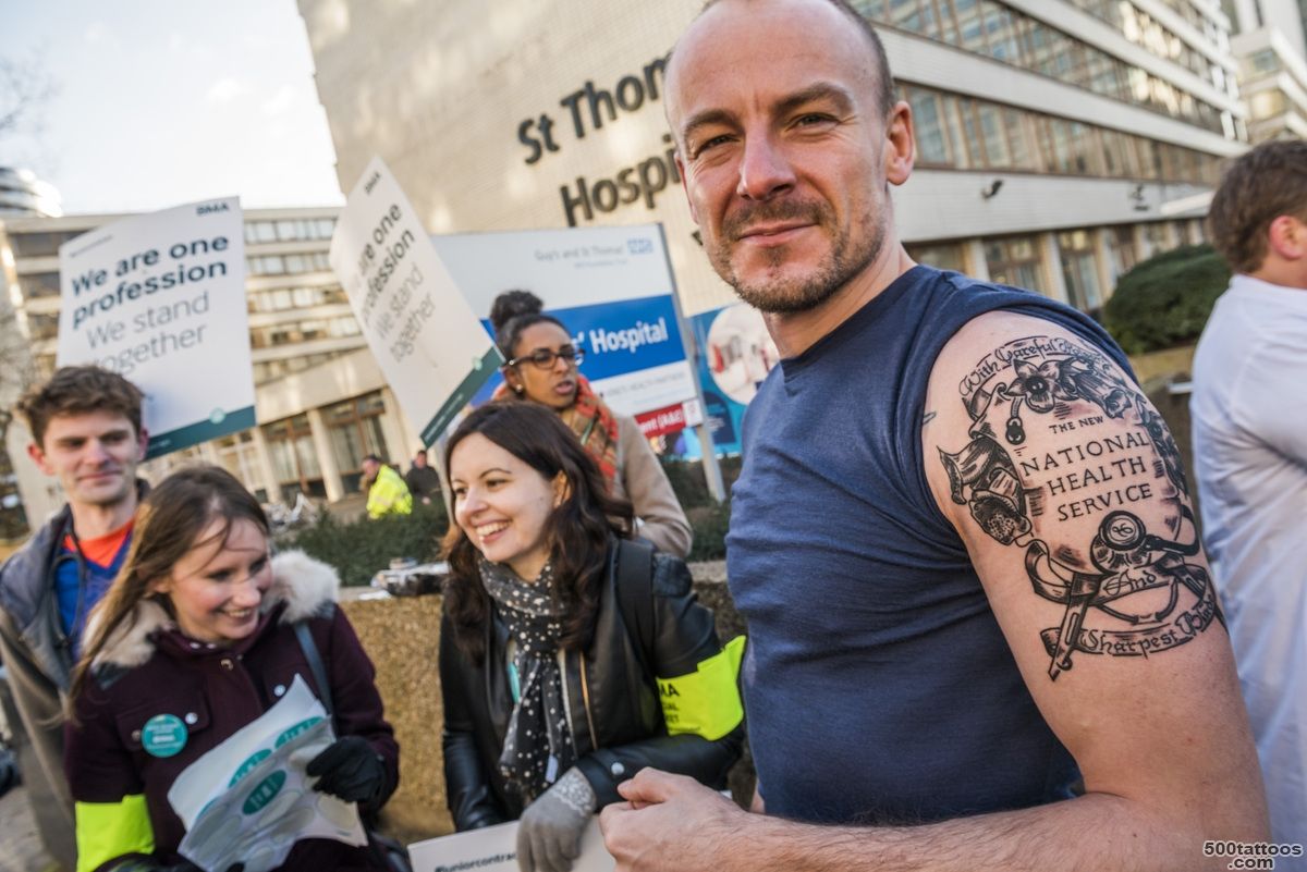 Junior Doctors Strike Tattoos And Placards Show Just How Far ..._42