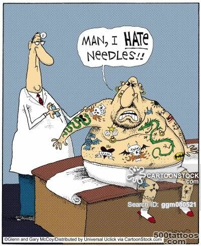 Tattoo Cartoons and Comics   funny pictures from CartoonStock_32