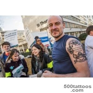 Junior Doctors Strike Tattoos And Placards Show Just How Far _42
