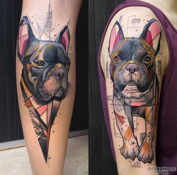 40 Amazing Dog Tattoos For Dog Lovers   TattooBlend_43