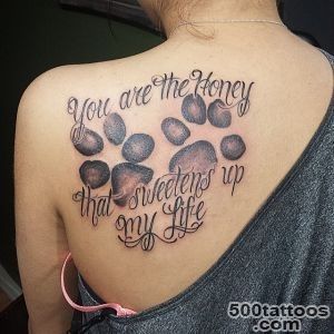 65 Best Paw Print Tattoo Meanings and Designs to Appreciate Your Pets_30