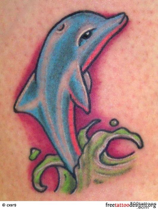 Dolphin tattoo: photo num 13812