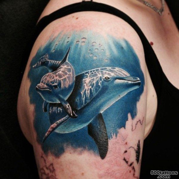 40+ Lovely Dolphin Tattoos and Meanings  Art and Design_5