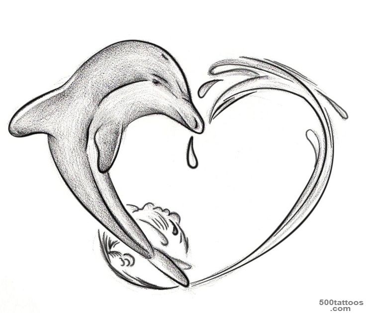 dolphin tattoo  tattoos  Pinterest  Dolphins Tattoo, Dolphins ..._20
